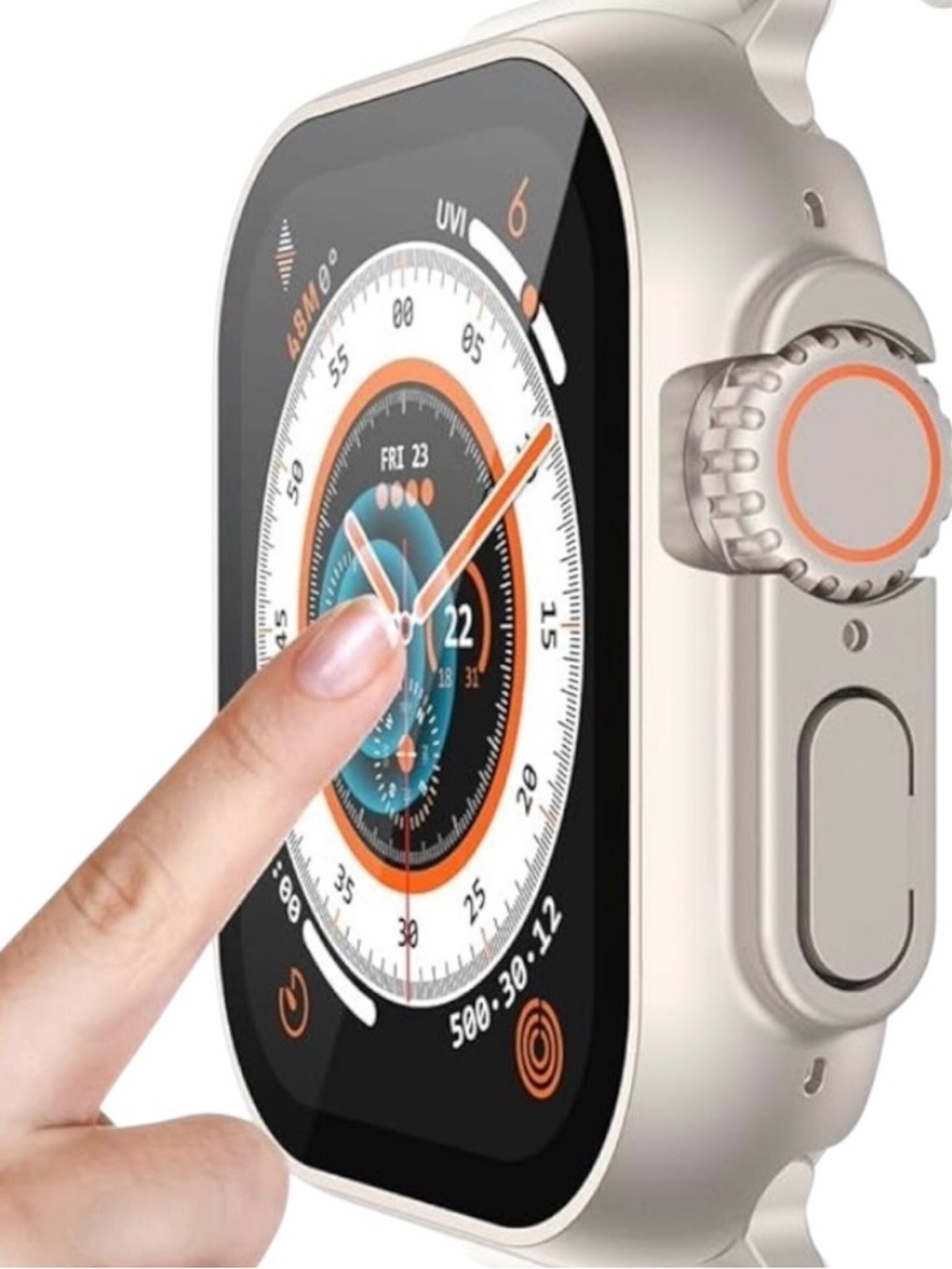 Protective Watch Case with Screen Protector Compatible with 49mm Apple Ultra - Picture 4 of 11